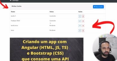Criando um aplicativo web com Angular e Bootstrap
