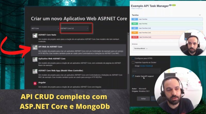 Criando uma API com ASP.NET Core e MongoDb